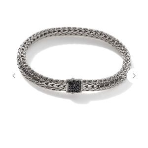John Hardy Icon Bracelet, Sterling Silver, Pavé, 6.5MM